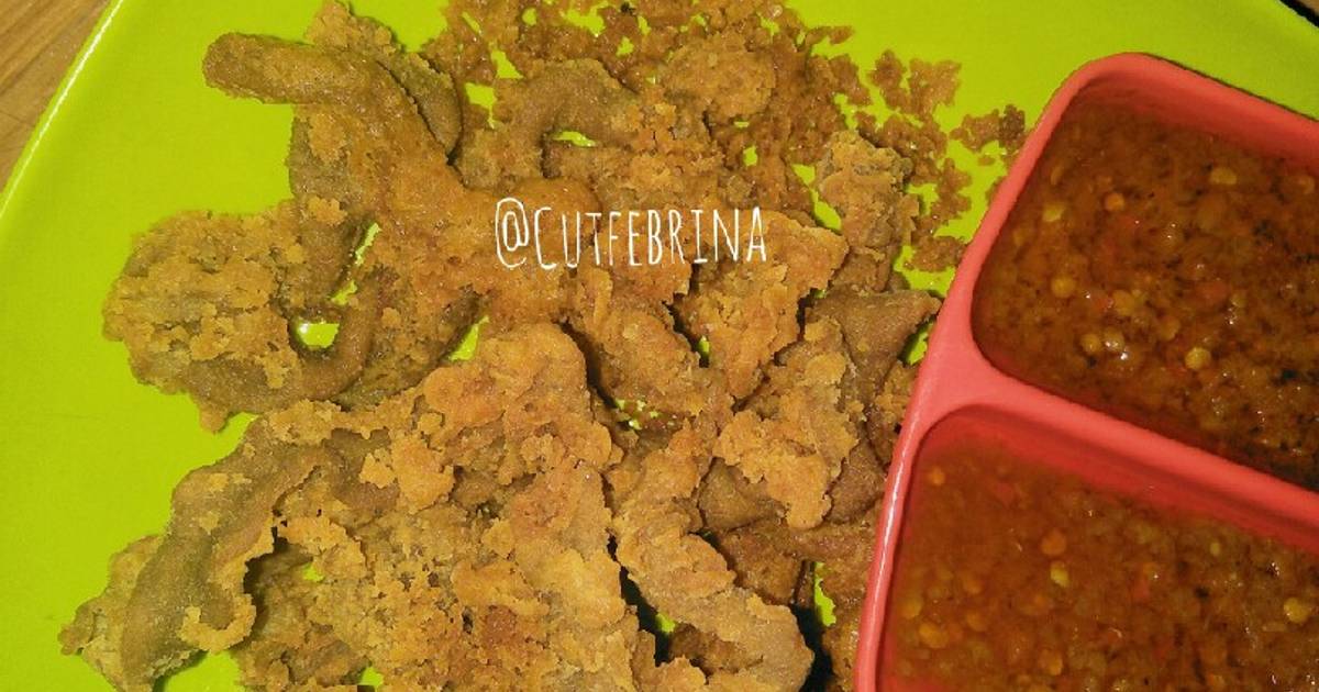 54 resep usus goreng crispy enak dan sederhana Cookpad