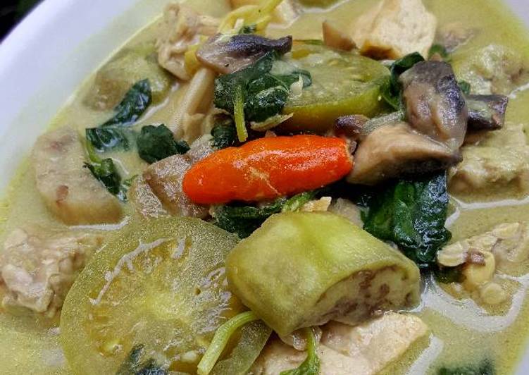 resep lengkap untuk Green Thai Curry