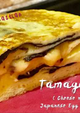 Tamagoyaki (cheese n nori japanese egg omelette)