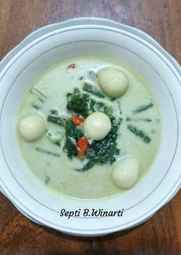 Sayur Bayam Kuah Pedas