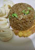 Nasi goreng pete ft telur dadar