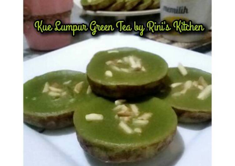 Resep Kue Lumpur Green tea Karya Rini Julia