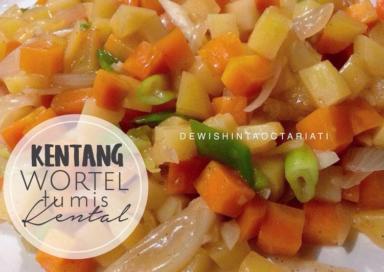 resep makanan Kentang Wortel Tumis Kental