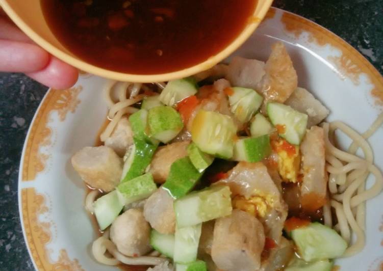 resep Pempek empuk kenyal kuah cuko pedas