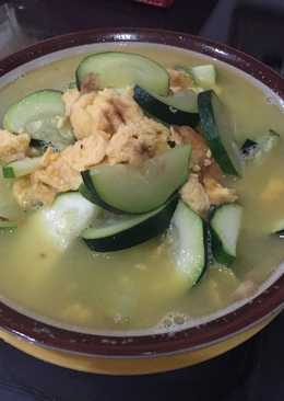 Zukini tumis telur