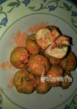 Tahu bulat isi baso dan sosis