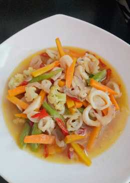 Cumi Sayur Tumis