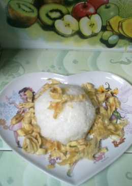 Nasi putih pulen guriH