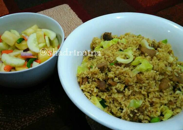  Resep  Nasi  goreng  kambing  acar timun nanas wortel oleh 