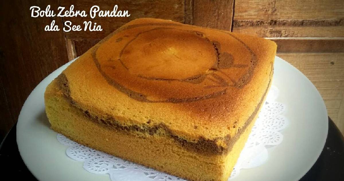  Resep  Bolu  Zebra  Pandan oleh see nia Cookpad