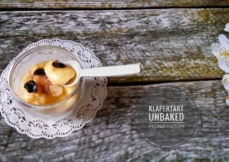 resep Klapertart Unbaked