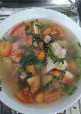 Sayur sop baso daging sapi