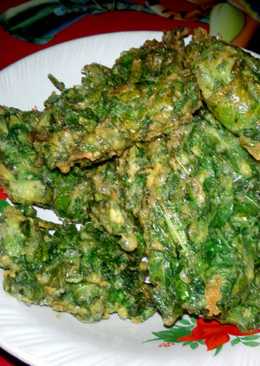 Daun singkong goreng