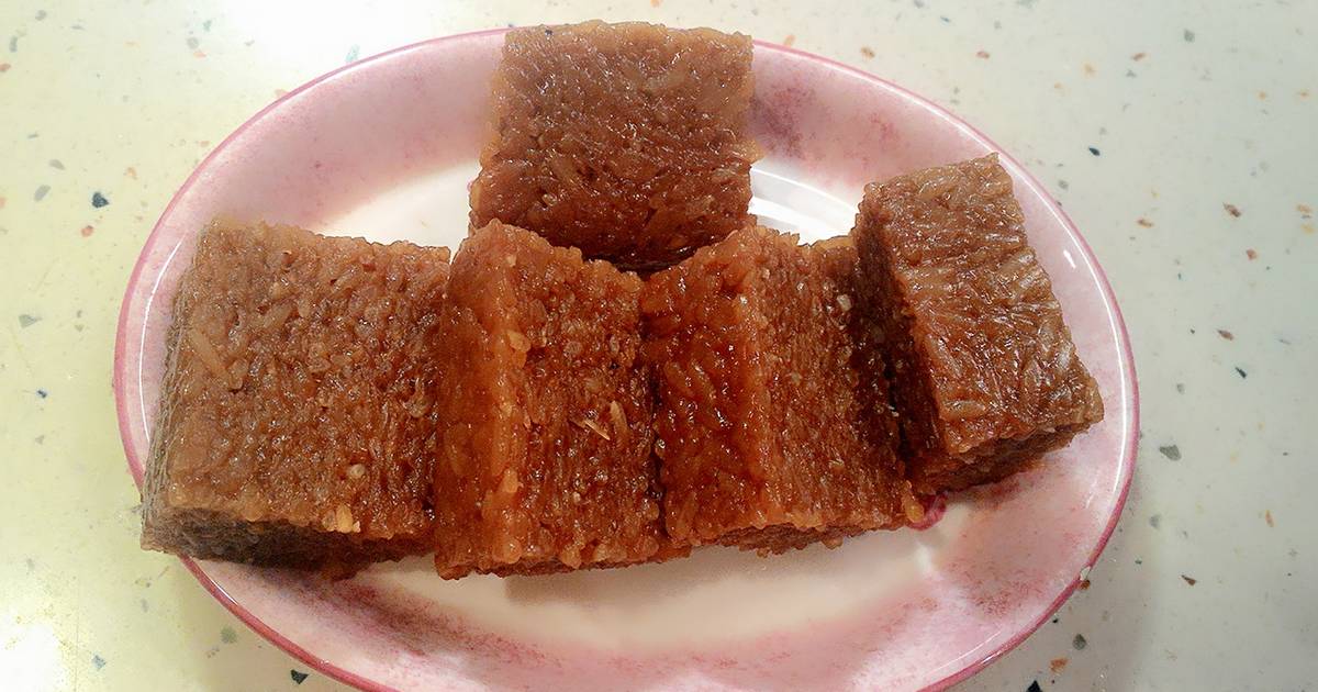 Resep Wajik ketan gula jawa