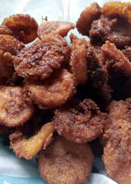 Pisang raja goreng kremes krispi