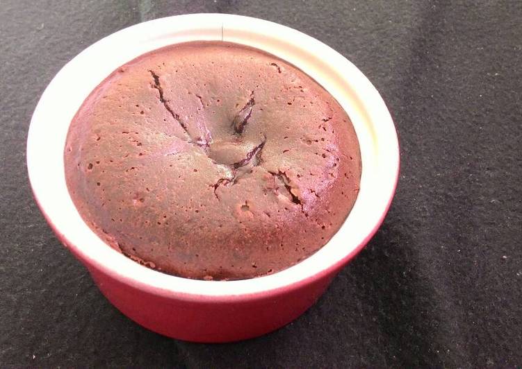 cara membuat Chocolate Lava Cake