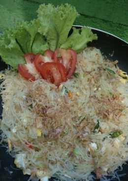 Bihun jagung goreng sederhana