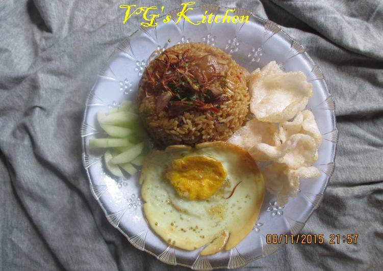 resep masakan NASI GORENG BABAT - Semarang