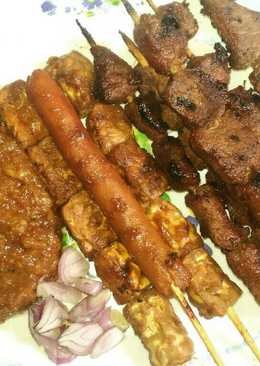 Sate Sapi dan Sate Tempe