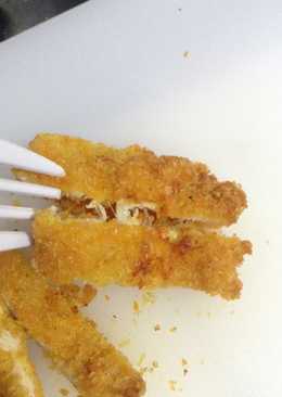 Chicken katsu with mozzarella