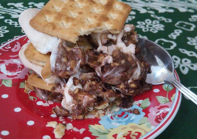 gambar untuk resep makanan Smores Sandwinch ala Bun Dev