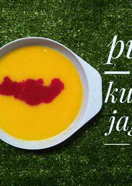 MPASI labu kuning+jagung saus beet