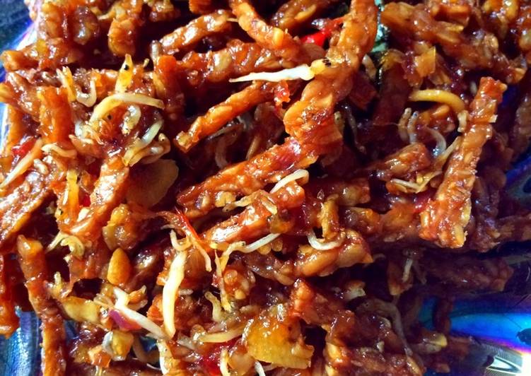 resep lengkap untuk Balado Kering Tempe dan Teri