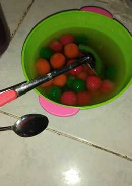 Wedang ronde warna