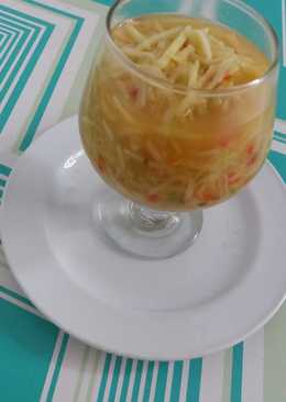 Asinan serut mangga apel.