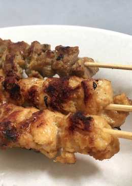 Sate Ayam & Sapi Teflon Praktis { Diet Keto / DEBM }