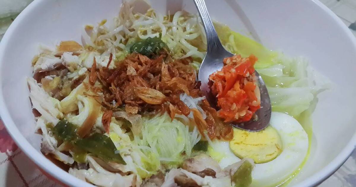 Resep Soto  Ayam  Lamongan  oleh thia89 Cookpad