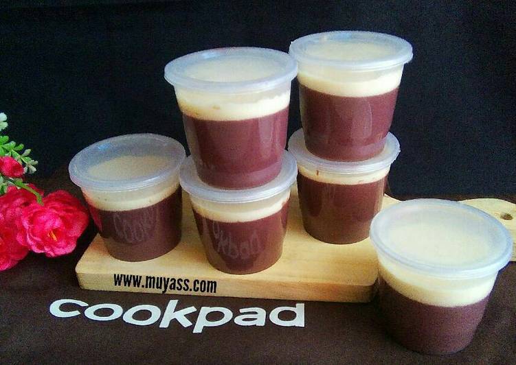 Resep Choco Silky Pudding Vla Vanila Oleh Muyassaroh