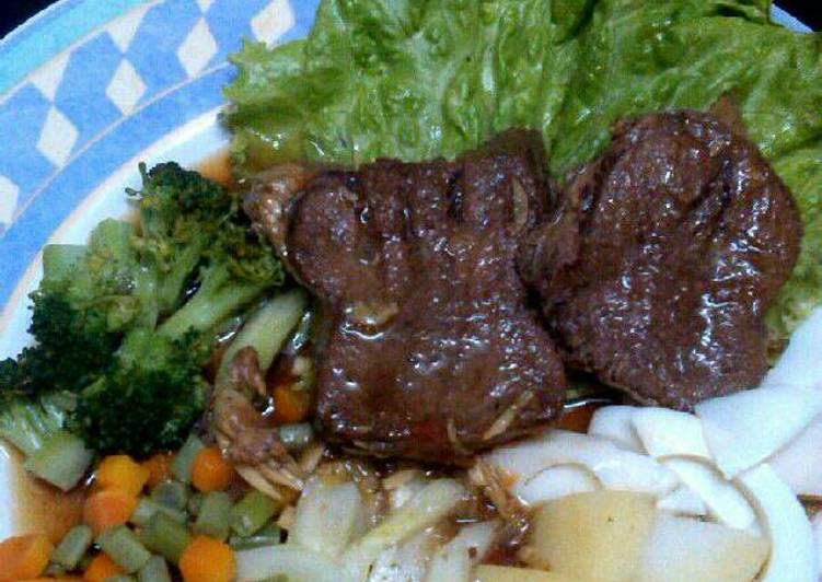 Resep Bistik Lidah Sapi #KitaBerbagi Oleh Ariek Utomo