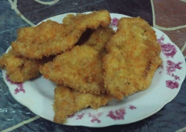 bahan dan cara membuat Ayam Goreng Filet