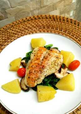 Pan Fried Dory with Vegetables