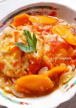 Telor Ceplok Kuah Asam Pedas