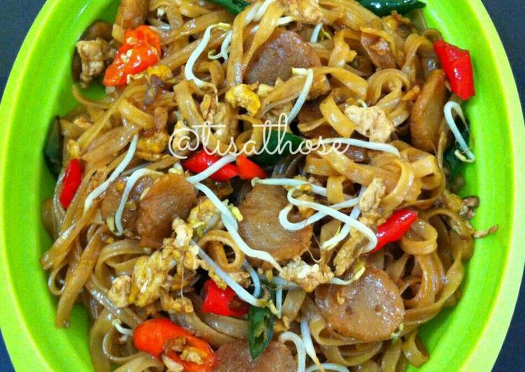 resep Kwetiaw goreng bakso toge