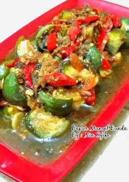 Oseng Terong Bulat Ikan Asin