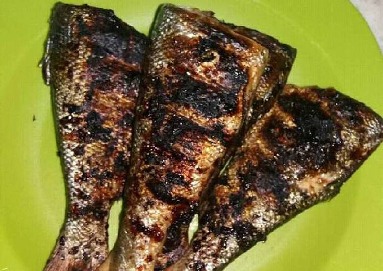 cara membuat Ikan bakar bandeng saos kecap