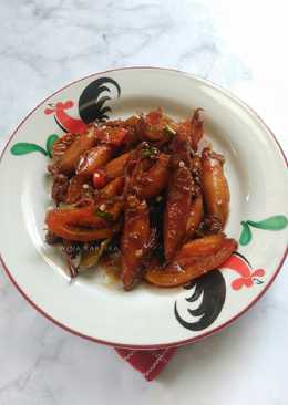 Cumi Kecap Manis Pedas