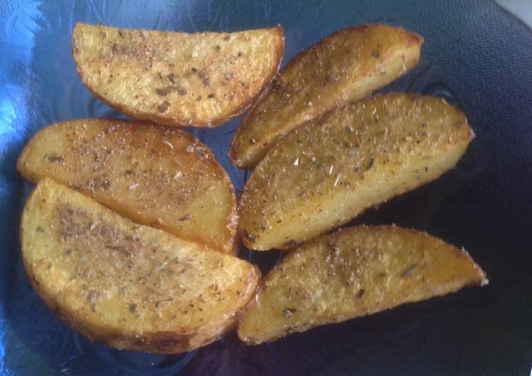 resep masakan Baked potatoes (Diet Mayo H+1)