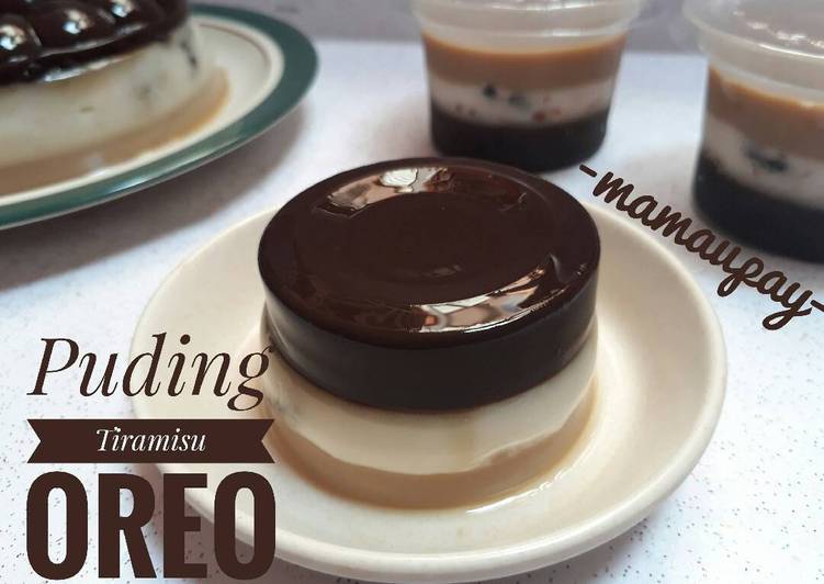 gambar untuk resep Puding Tiramisu Oreo