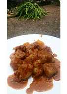 Cilok goreng bumbu kacang