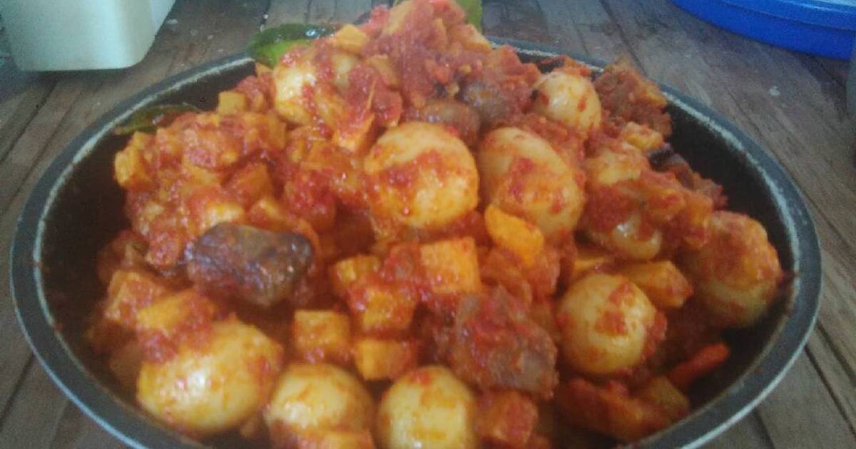 31 resep  sambal goreng  kentang telur  puyuh  rumahan yang 