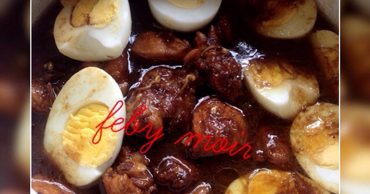 Resep Semur ayam bertelur ala feby moir