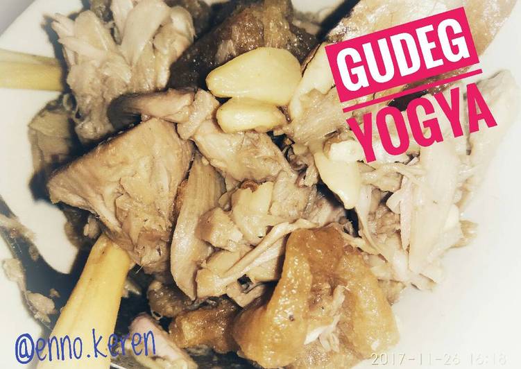 bahan dan cara membuat Gudeg yogya