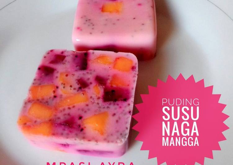 Resep Mpasi Puding Susu Naga Mangga 12m+ By Uray Windy