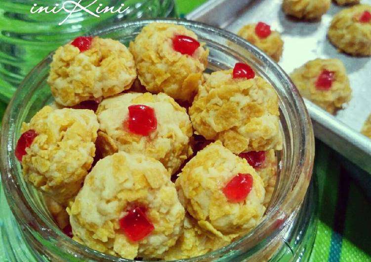 resep Cornflakes cookies