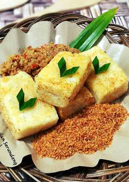 Ketan Bakar Sambal Oncom dan Serundeng (Ketan Bakar Lembang)