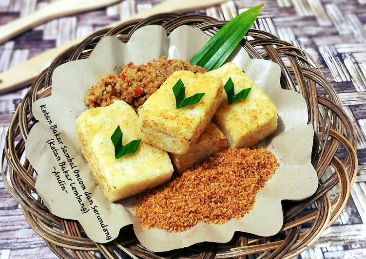 gambar untuk resep Ketan Bakar Sambal Oncom dan Serundeng (Ketan Bakar Lembang)